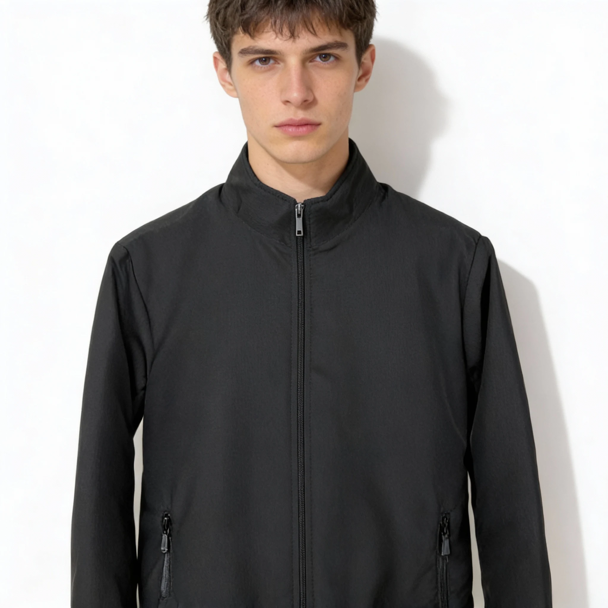 Men’s Chini Gura Fabric Premium Winter Jacket – Black (JCB01)
